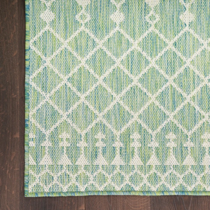 Nourison Positano Blue Green POS02 9 ft. X 12 ft. Rect. Rug