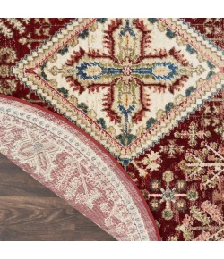 Nourison Home Karisma Red KAR02 4ft. x Round Round Rug