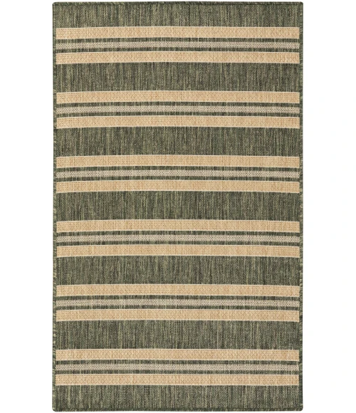 Nourison Home Horizon Indoor/Outdoor Green HOZ05 3ft. x 5ft. Rect. Rug