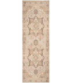 Nourison Home Vintage Washables VWS11 Coral Mint 2 ft. X 6 ft. Area Rug