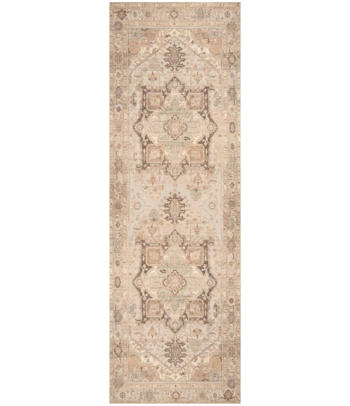 Nourison Vintage Washables Coral Mint VWS11 2 ft. X 6 ft. Rect. Rug