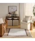 Nourison Dekor Ivory Brown DEK06 5 ft. 3 in. X 7 ft. Rect. Rug