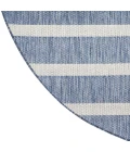 Nourison Positano Navy Ivory POS03 6ft. Round Rug
