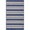 Nourison Home Horizon Indoor/Outdoor Blue HOZ05 3ft. x 5ft. Rect. Rug