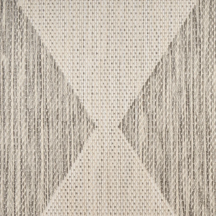 Nourison Positano Light Grey POS04 4 ft. X 6 ft. Rect. Rug
