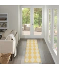 Nourison Positano Yellow POS04 2ft.2in. x 12ft. Rect. Rug
