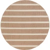 Nourison Positano Jute Ivory POS03 4ft. Round Rug