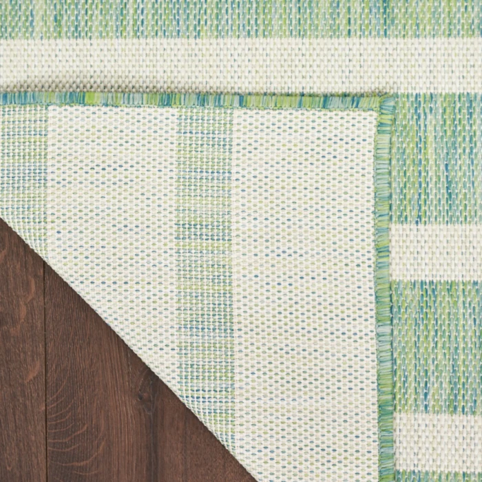 Nourison Positano Blue Green Ivory POS03 9 ft. X 12 ft. Rect. Rug