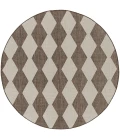 Nourison Positano Natural POS04 6 ft. X Round Rug
