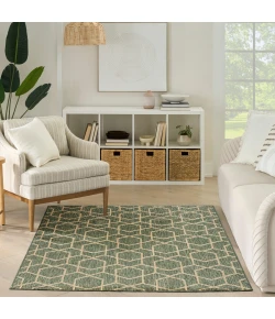 Nourison Home Horizon Indoor/Outdoor HOZ01 Green 5 ft. X 7 ft. Area Rug