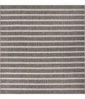 Nourison Positano Charcoal Ivory POS03 8ft. Square Rug