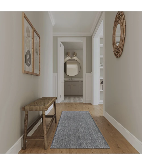 Nourison Home Tulum Blue TLM03 2ft.2in. x 8ft. Rect. Rug