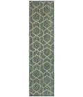 Nourison Horizon Indoor/Outdoor Green HOZ01 2 ft. X 6 ft. Rect. Rug