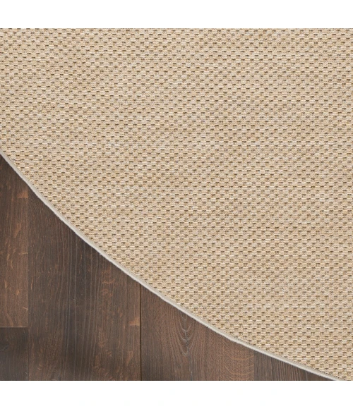 Nourison Tulum Taupe TLM03 8 ft. X Round Rug