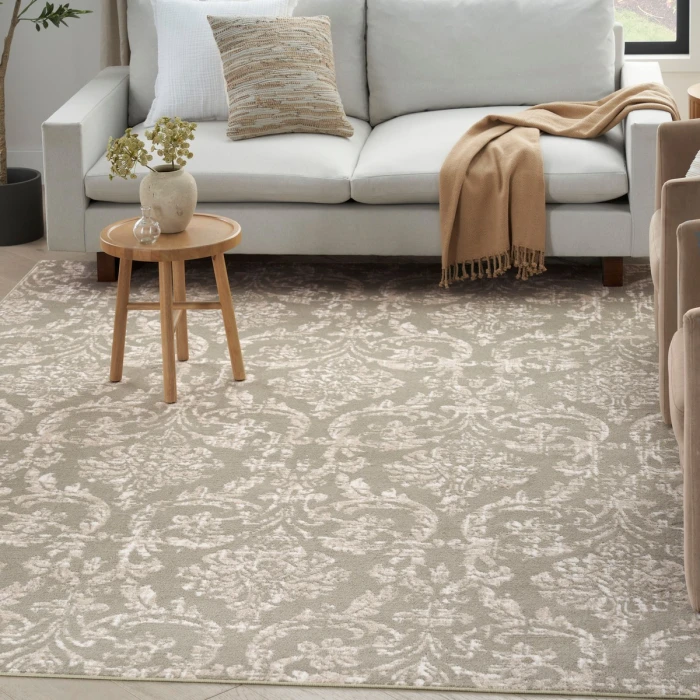 Nourison Jubilant Olive JUB09 8 ft. X 10 ft. Rect. Rug
