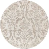 Nourison Home Jubilant JUB09 Ivory Beige 5 ft. 3 in. Round Area Rug