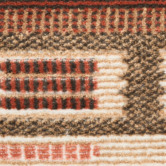 Nourison Nordic Rust NRC16 8 ft. X 10 ft. Rect. Rug