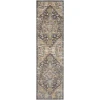 Nourison Home Soraya Charcoal SOR04 2ft.2in. x 7ft.6in. Rect. Rug