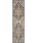 Nourison Home Soraya Charcoal SOR04 2ft.2in. x 7ft.6in. Rect. Rug