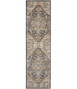 Nourison Home Soraya Charcoal SOR04 2ft.2in. x 7ft.6in. Rect. Rug