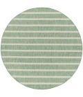 Nourison Positano Blue Green Ivory POS03 8 ft. X Round Rug