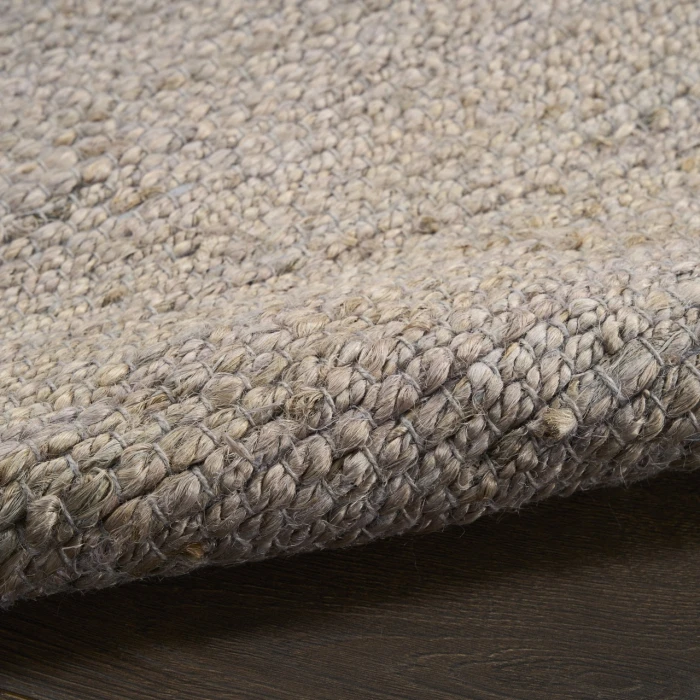 Nourison Home Natural Jute Grey NJT01 2ft.3in. x 8ft. Rect. Rug