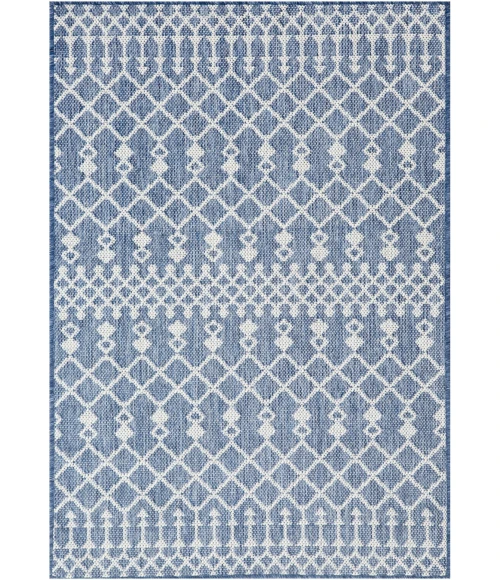 Nourison Positano Navy Blue POS02 2ft. x 3ft. Rect. Rug