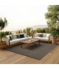 Nourison Tulum Brown TLM02 9 ft. X 12 ft. Rect. Rug