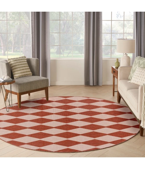 Nourison Positano Terrain POS04 6 ft. X Round Rug