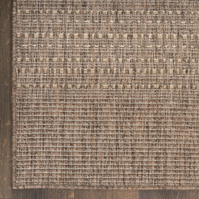 Nourison Tulum Brown TLM01 2 ft. X 3 ft. Rect. Rug