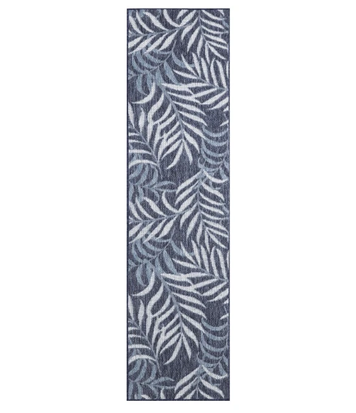 Nourison Garden Oasis Navy GOA01 2 ft. X 6 ft. Rect. Rug