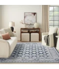 Nourison Dekor Grey Navy DEK02 7 ft. 10 in. X 9 ft. 10 in. Rect. Rug