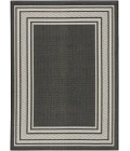 Nourison Horizon Indoor/Outdoor Black HOZ03 6 ft. X 9 ft. Rect. Rug