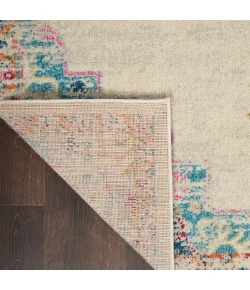 Nourison Passion Grey Multicolor PSN24 5ft. 3in. x 7ft. 3in. Rect. Rug