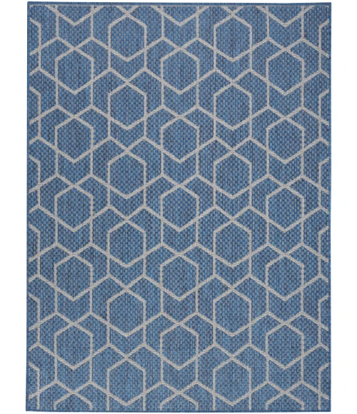 Nourison Horizon Indoor/Outdoor Denim HOZ01 6 ft. X 9 ft. Rect. Rug
