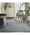 Nourison Home Lustrous Weave Blue LUW03 3ft.10in. x 5ft.10in. Rect. Rug