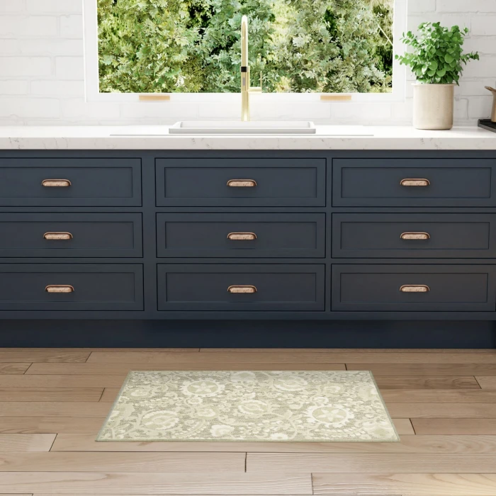 Nourison Aloha Ivory Sage ALH17 2 ft. 8 in. X 4 ft. Rect. Rug