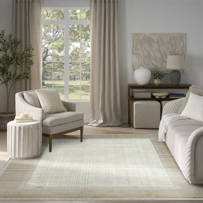Nourison Dekor Grey DEK06 7 ft. 10 in. X 9 ft. 10 in. Rect. Rug