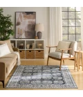 Nourison Dekor Grey Navy DEK01 4 ft. X 6 ft. Rect. Rug