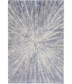 Nourison Home Silky Textures Blue SLY05 3ft.11in. x 5ft.11in. Rect. Rug