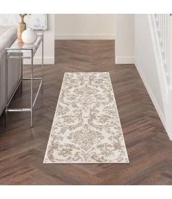 Nourison Home Jubilant JUB09 Ivory Beige 2 ft. X 6 ft. Area Rug