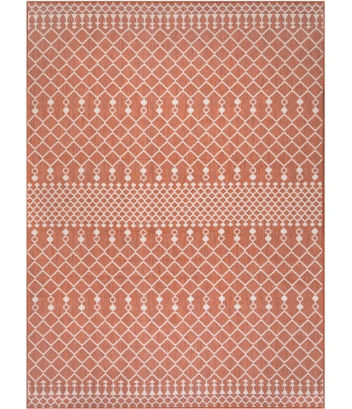 Nourison Positano Terracotta POS02 10ft. x 14ft. Rect. Rug