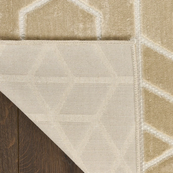 Nourison Home Washable Charm Beige WCH01 8ft. x 10ft. Rect. Rug