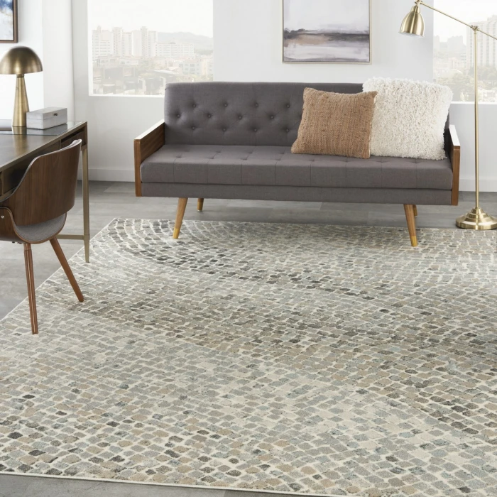 Nourison Home Marmara Ivory MRA02 7ft.10in. x 9ft.10in. Rect. Rug
