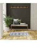 Nourison Dekor Grey Navy DEK01 2 ft. X 4 ft. Rect. Rug