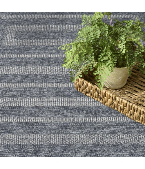 Nourison Home Tulum Blue TLM04 4ft. x 6ft. Rect. Rug