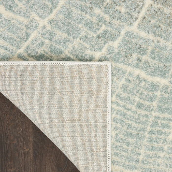 Nourison Marmara Teal Grey Ivory MRA06 9ft. x 12ft. Rect. Rug