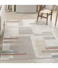 Nourison Thalia Ivory Multicolor THL02 5ft.3in. x 7ft.3in. Rect. Rug