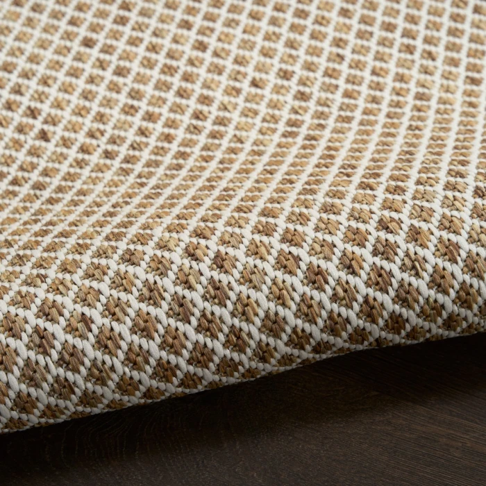 Nourison Courtyard Jute Ivory COU01 3 ft. X 5 ft. Rect. Rug