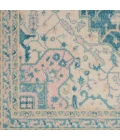 Nourison Tranquil Ivory Turquoise TRA07 5ft.3in. x 7ft.3in. Rect. Rug